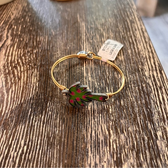 NWT - Luca + Danni - hand made stackable bracelet - Palm Tree - Picture 4 of 13